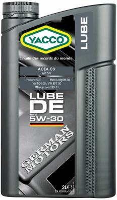 LUBE DE 5W30 YACCO