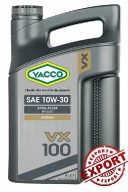 VX 100 10W30 YACCO