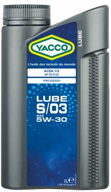 LUBE S/03 5W30 YACCO