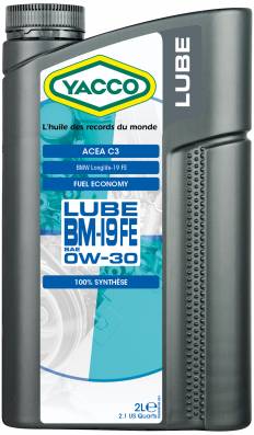 LUBE BM-19 FE 0W30 YACCO