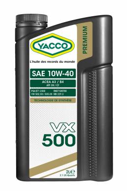 VX 500 10W40 YACCO