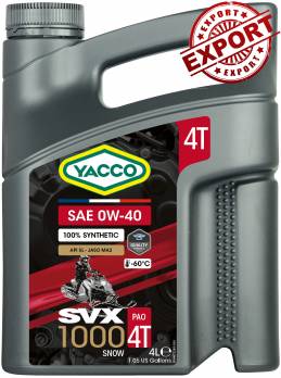 SVX 1000 4T 0W40 YACCO