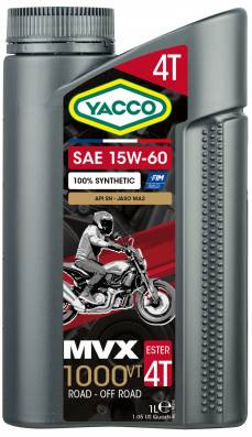 MVX 1000 4T VT 15W60 YACCO