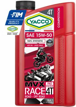 MVX RACE 4T 15W50 YACCO