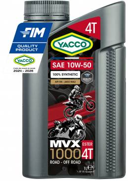 MVX 1000 4T 10W50 YACCO