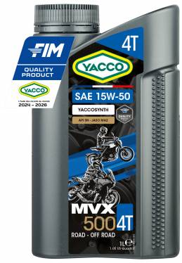 MVX 500 4T 15W50 YACCO