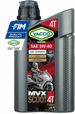 MVX SCOOT 4 SYNTH 5W40 YACCO